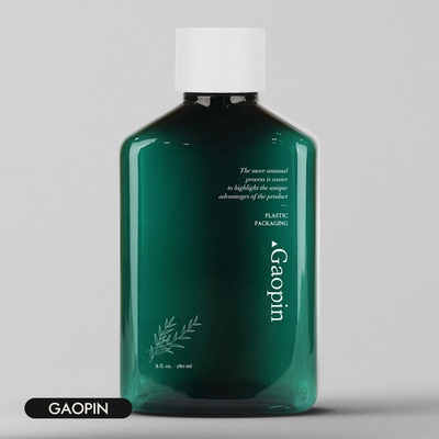 بطری شامپو و نرم کننده لوکس ژل دوش PET شفاف بسته بندی ظرف تونر PCR 400 میلی لیتری