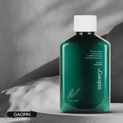 بطری شامپو و نرم کننده لوکس ژل دوش PET شفاف بسته بندی ظرف تونر PCR 400 میلی لیتری