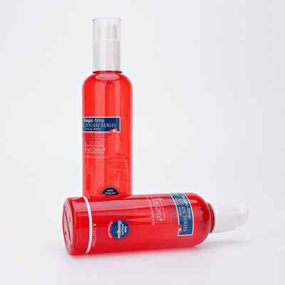 60ml 125ml 150ml پمپ مراقبت از پوست صورت اسپری اسپری قرمز بطری لوسیون پلاستیکی پلاستیکی