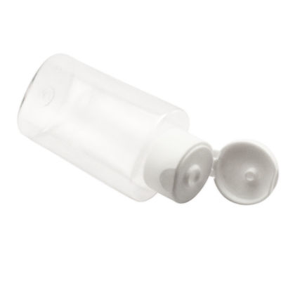 بطری های پلاستیکی آرایشی و بهداشتی Clear Flip Cap بطری های ژل ضدعفونی کننده دست 60ml 100ml