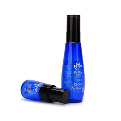 بطری لوسیون پلاستیکی بسته بندی 30ml 120ml PET Blue Container Skin Care and Beauty Packaging