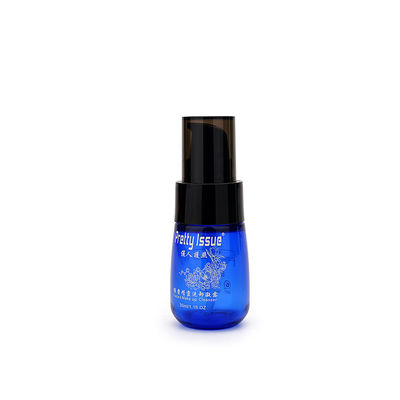 بطری پمپ پلاستیکی مراقبت از پوست قابل بازیافت خالی 30ml 120ml آبی رنگ