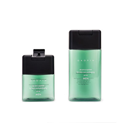 200ml 250ml بطری های شامپو Flip Top ، بطری های پلاستیکی مربعی PETG برای ضد عفونی کننده دست