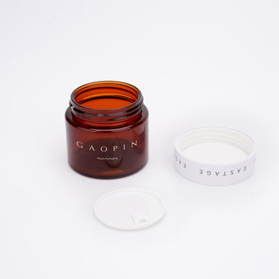 بطری های پلاستیکی SGS Amber لوازم آرایشی و بهداشتی 100ml 80ml بطری لوسیون تونر PET با پمپ
