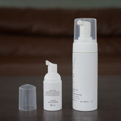 150ml 25ml پلاستیکی فوم پمپ بطری سیلندر سفید بطری PET