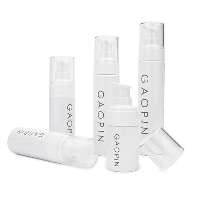 30ml 50ml 60ml 80ml 100ml PET لوسیون سفید بطری لوسیون پلاستیکی اسپری