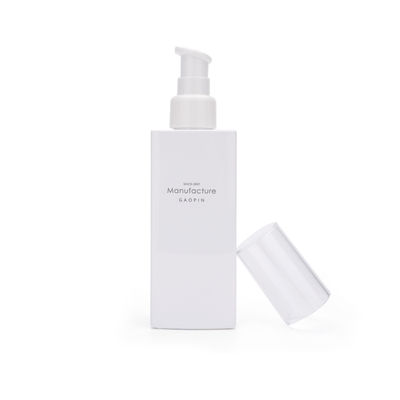White Square 100ml 120ml 150ml 200ml بطری لوسیون پلاستیکی مراقبت از پوست صورت