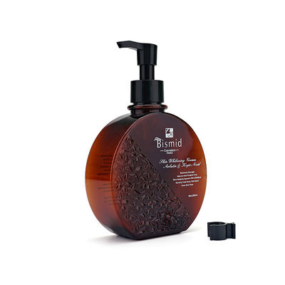 بطری های 250 میلی لیتری قهوه ای PETG Amber Pump برای بسته بندی مراقبت از پوست