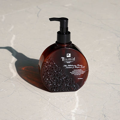 بطری های 250 میلی لیتری قهوه ای PETG Amber Pump برای بسته بندی مراقبت از پوست