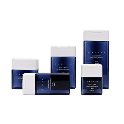 بطری های شامپو پلاستیکی PETG Square 100ml 50ml 150ml 250ml 370ml برای شستشوی بدن